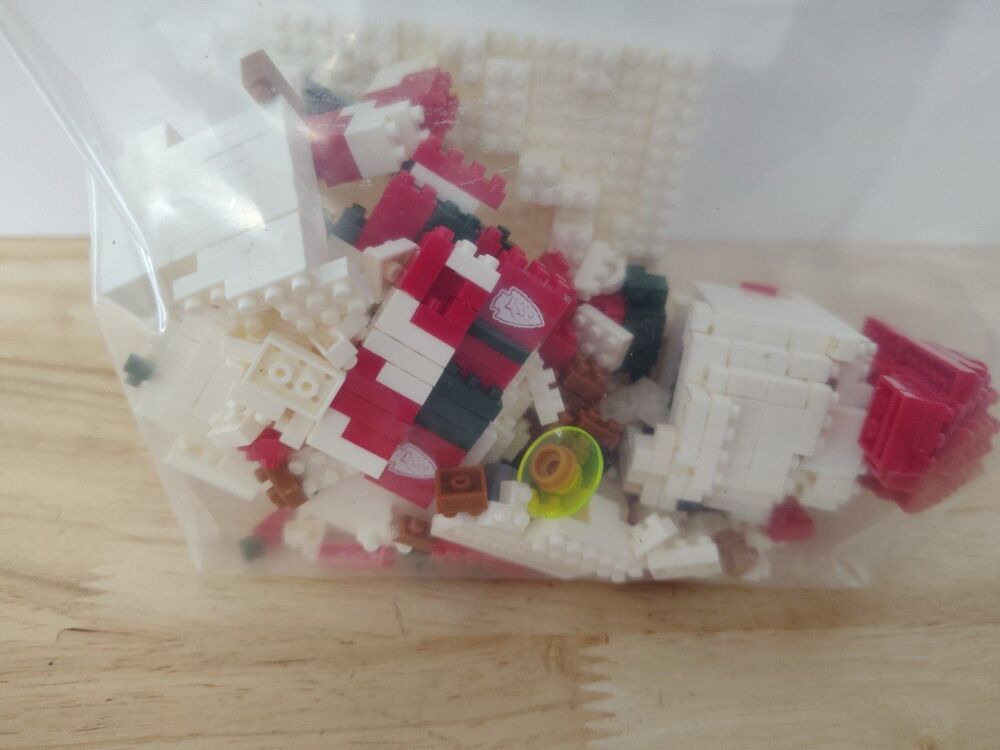 LEGO Pieces Mixed Lot Various Sizes Mostly Red And White Originally A Snowman